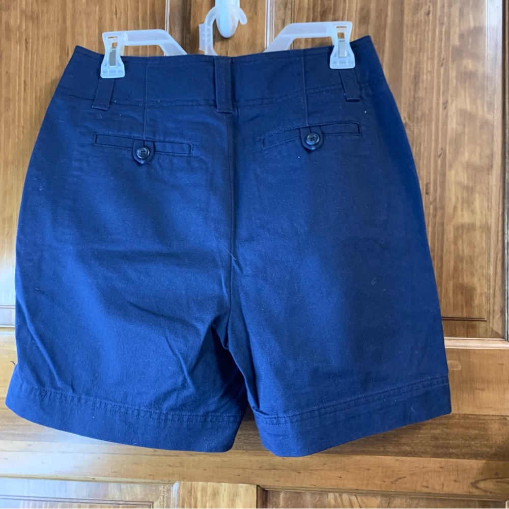 Women’s Dockers comfort fit navy blue Bermuda size 6 shorts 100% cotton - Picture 5 of 8